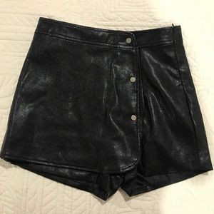Brand new leather skort